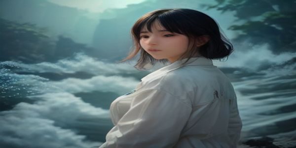 少妇白洁视频赏析封面，编辑林晚秋在书房录制都市情感文学解读视频，温暖灯光书架背景