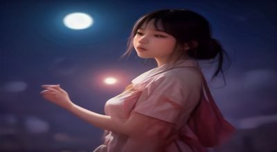 都市情感小说封面配图，城市夜景中的女性剪影，婚恋故事氛围感强